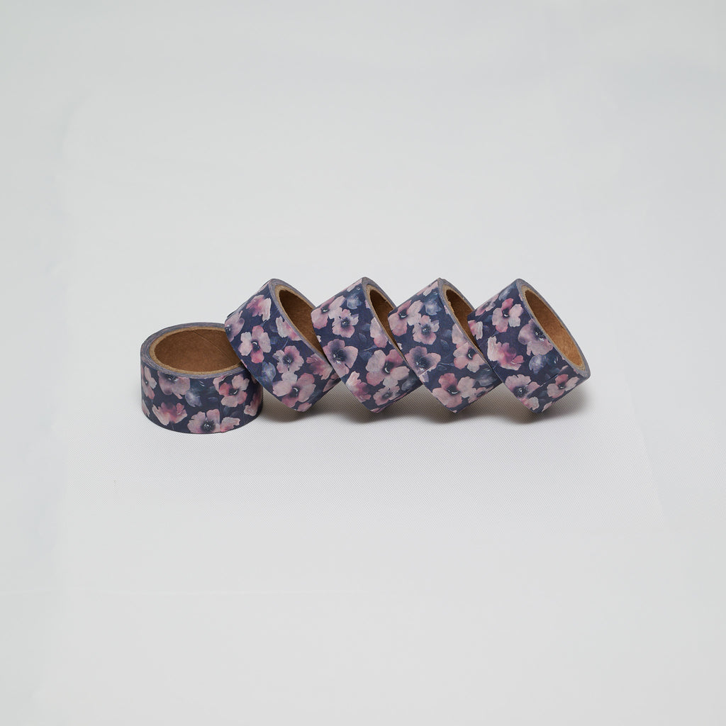 夕暮れの花園 マスキングテープ