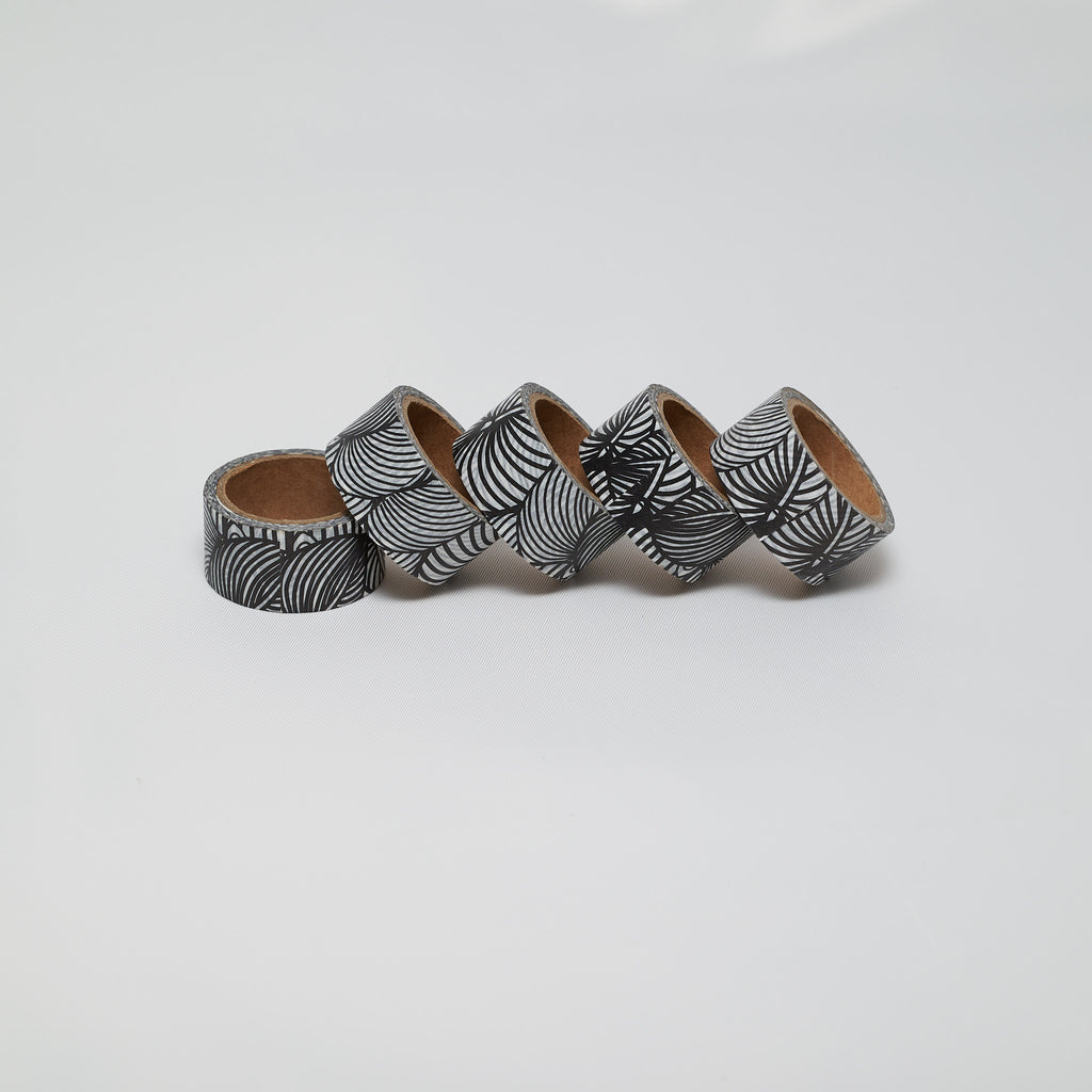 墨流しの葉影 マスキングテープ